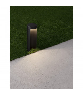Tien Outdoor Pedestal Light Black Aluminium Clear Glass LED 8.5W 470Lm 3000K IP54-2