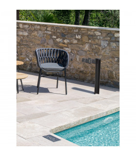 Tien Outdoor Bollard Black Aluminium Clear Glass LED 8.5W 470Lm 3000K IP54-2