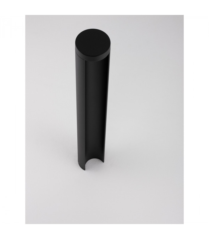 Tien Outdoor Bollard Black Aluminium Clear Glass LED 8.5W 470Lm 3000K IP54-5