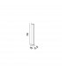 Minot Outdoor Bollard Black Aluminium LED 12W 601Lm 3000K IP54-6