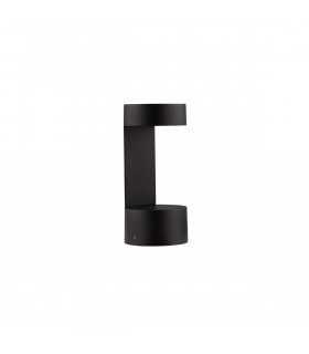 Tala Outdoor Pedestal Light Black Aluminium Clear Glass LED 9W 630Lm 3000K IP54-1