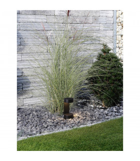 Tala Outdoor Pedestal Light Black Aluminium Clear Glass LED 9W 630Lm 3000K IP54-2