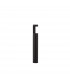 Tala Outdoor Bollard Black Aluminium Clear Glass LED 9W 630Lm 3000K IP54-1