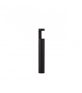 Tala Outdoor Bollard Black Aluminium Clear Glass LED 9W 630Lm 3000K IP54-1