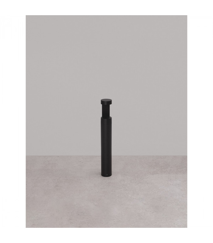 Tala Outdoor Bollard Black Aluminium Clear Glass LED 9W 630Lm 3000K IP54-3