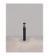Tala Outdoor Bollard Black Aluminium Clear Glass LED 9W 630Lm 3000K IP54-4
