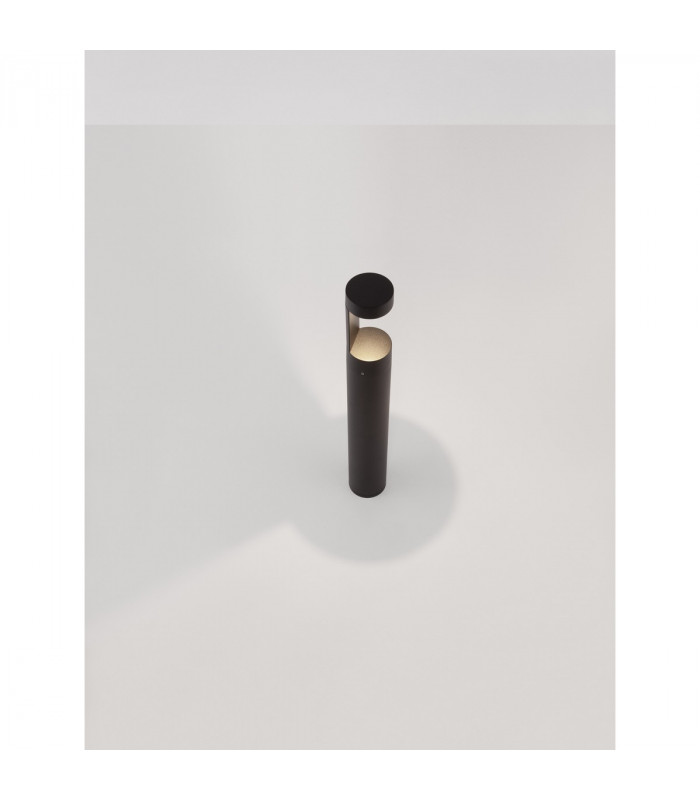 Tala Outdoor Bollard Black Aluminium Clear Glass LED 9W 630Lm 3000K IP54-5