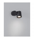 Focus Outdoor Down Wall Lamp Black Aluminium Glass LED GU10 1x7W IP54-4