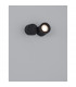 Focus Outdoor Down Wall Lamp Black Aluminium Glass LED GU10 1x7W IP54-5