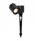 Focus Outdoor Spike Black Aluminium Glass LED GU10 1x7W IP54-3