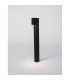Focus Outdoor Bollard Black Aluminium Glass LED GU10 1x7W IP54-3