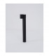 Focus Outdoor Bollard Black Aluminium Glass LED GU10 1x7W IP54-4