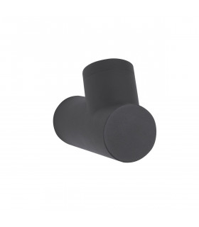 Ramo Outdoor Modern Wall Lamp Dark Grey Aluminium Glass LED GU10 1x7W IP65-1