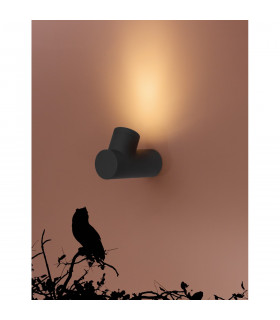 Ramo Outdoor Modern Wall Lamp Dark Grey Aluminium Glass LED GU10 1x7W IP65-2