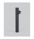 Ramo Outdoor Bollard Dark Grey Aluminium Glass LED GU10 1x7W IP65-3