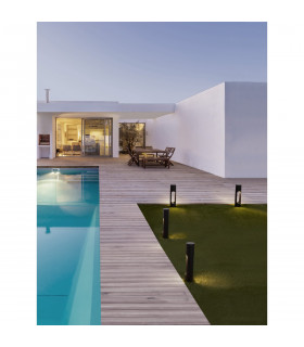 Ellery 36cm Outdoor Bollard Black Aluminium LED 12W 372Lm 3000K IP65-2