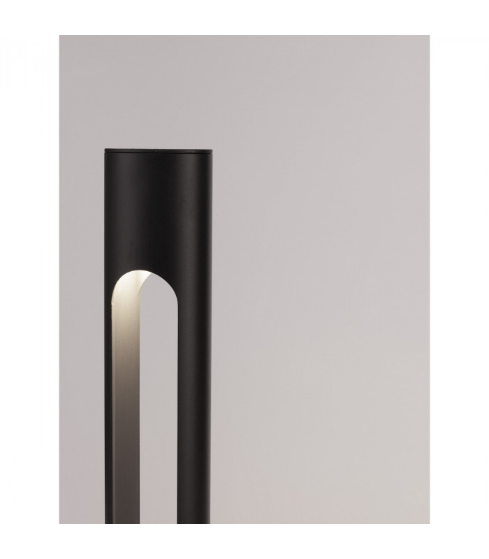 Ellery 60cm Outdoor Bollard Black Aluminium LED 12W 372Lm 3000K IP65-2
