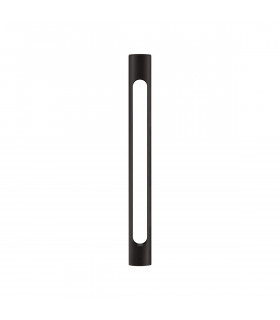 Ellery 80cm Outdoor Bollard Black Aluminium LED 12W 372Lm 3000K IP65-1