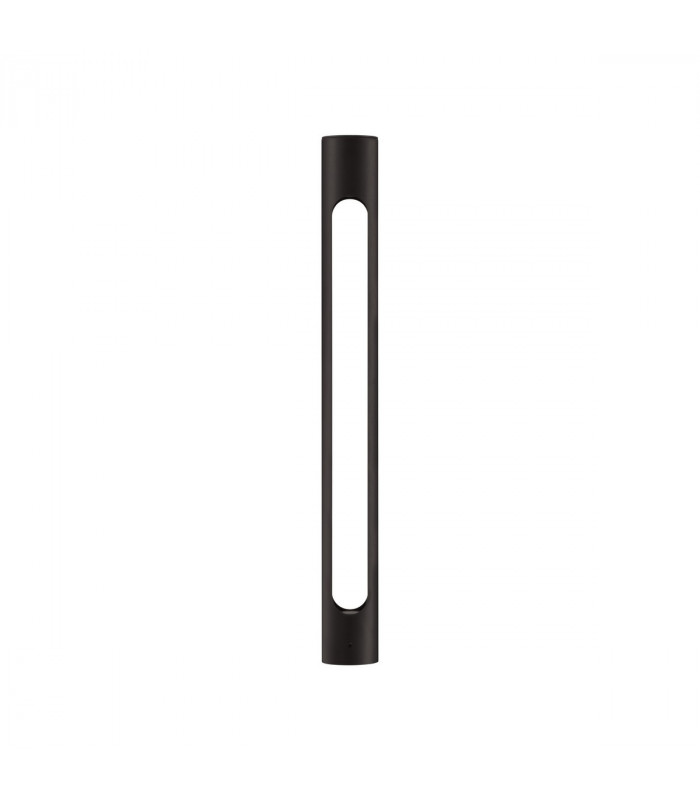 Ellery 80cm Outdoor Bollard Black Aluminium LED 12W 372Lm 3000K IP65-1