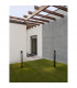 Ellery 80cm Outdoor Bollard Black Aluminium LED 12W 372Lm 3000K IP65-2
