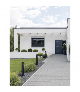 Portal Outdoor Bollard Black Aluminium LED 13.5W 890Lm 3000K IP54-2
