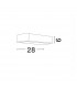 Ned 2 Light Outdoor Up Down Wall Lamp Dark Grey Aluminium Glass LED 2x6W 1150Lm 3000K IP54 2 Sides Light-3