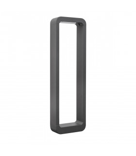 Ned 50cm Outdoor Bollard Dark Grey Aluminium Glass LED 6W 708Lm 3000K IP54-1
