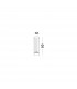 Pax 50cm Outdoor Bollard Black Aluminium LED 9W 715Lm 3000K IP54-6