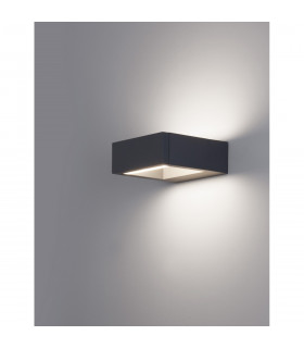 Bliss Outdoor Up Down Wall Lamp Dark Grey Aluminium LED 7W 708Lm 3000K IP54 AC Driver Included-1