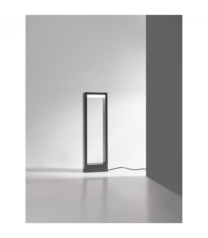 Bliss Outdoor Bollard Dark Grey Aluminium LED 7W 708Lm 3000K IP54 AC Driver Included-3