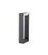 Twin 2 Light Outdoor Bollard Dark Grey Aluminium LED 2x5W 600Lm 3000K Rotation 0-90o IP54-1