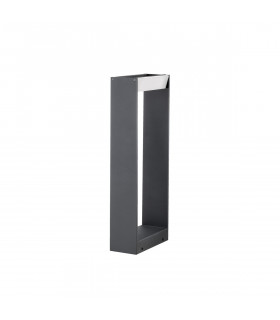 Twin 2 Light Outdoor Bollard Dark Grey Aluminium LED 2x5W 600Lm 3000K Rotation 0-90o IP54-1