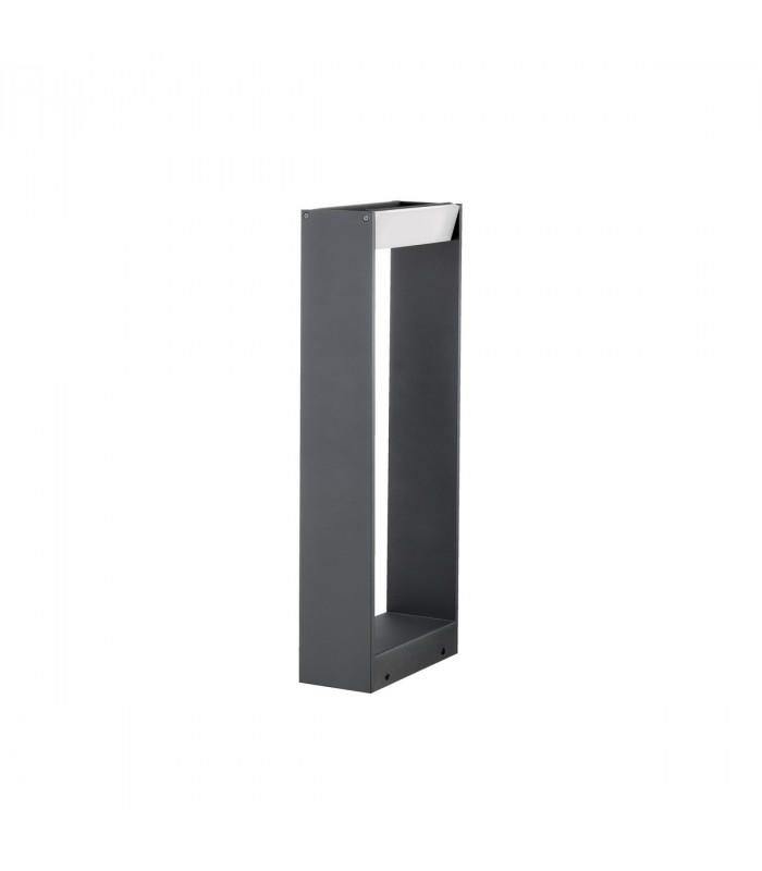 Twin 2 Light Outdoor Bollard Dark Grey Aluminium LED 2x5W 600Lm 3000K Rotation 0-90o IP54-1