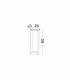 Twin 2 Light Outdoor Bollard Dark Grey Aluminium LED 2x5W 600Lm 3000K Rotation 0-90o IP54-3