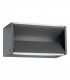 Twin 2 Light Outdoor Up Down Wall Lamp Dark Grey Aluminium LED 2x5W 600Lm 3000K Rotation 0-90o IP54-1