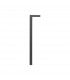 Poet Outdoor Bollard Anthracite Aluminium Clear Glass LED 8W 560Lm 3000K IP65-1