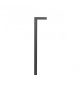 Poet Outdoor Bollard Anthracite Aluminium Clear Glass LED 8W 560Lm 3000K IP65-1
