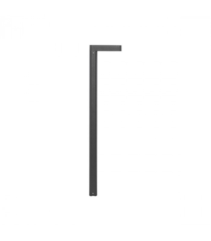 Poet Outdoor Bollard Anthracite Aluminium Clear Glass LED 8W 560Lm 3000K IP65-1