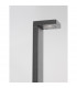 Poet Outdoor Bollard Anthracite Aluminium Clear Glass LED 8W 560Lm 3000K IP65-8