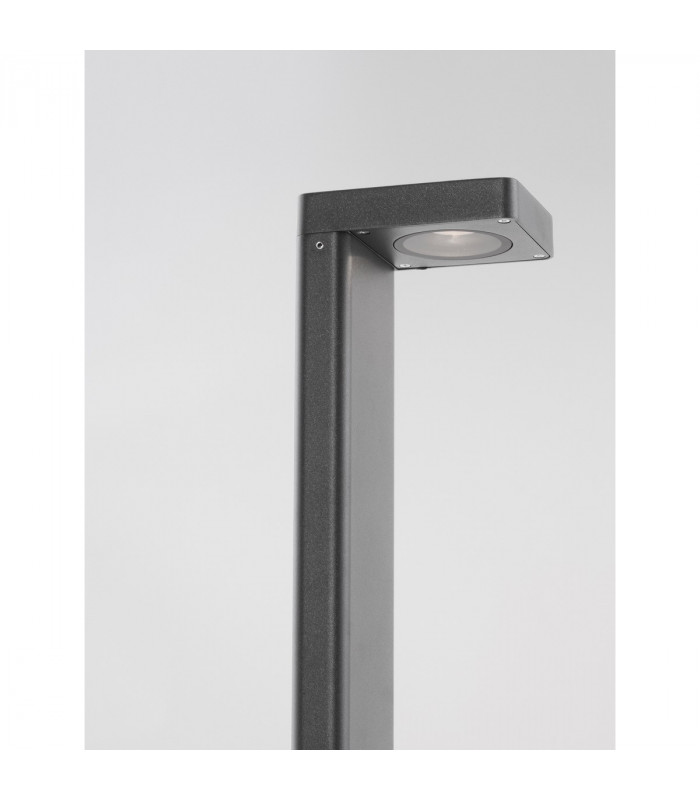 Poet Outdoor Bollard Anthracite Aluminium Clear Glass LED 8W 560Lm 3000K IP65-8