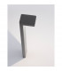 Poet Outdoor Bollard Anthracite Aluminium Clear Glass LED 8W 560Lm 3000K IP65-10