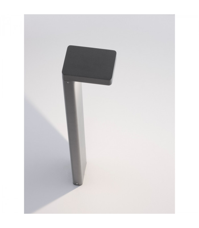 Poet Outdoor Bollard Anthracite Aluminium Clear Glass LED 8W 560Lm 3000K IP65-10