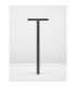 Poet Outdoor Bollard Anthracite Aluminium Clear Glass LED 16W 1177Lm 3000K IP65-4