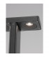 Poet Outdoor Bollard Anthracite Aluminium Clear Glass LED 16W 1177Lm 3000K IP65-6