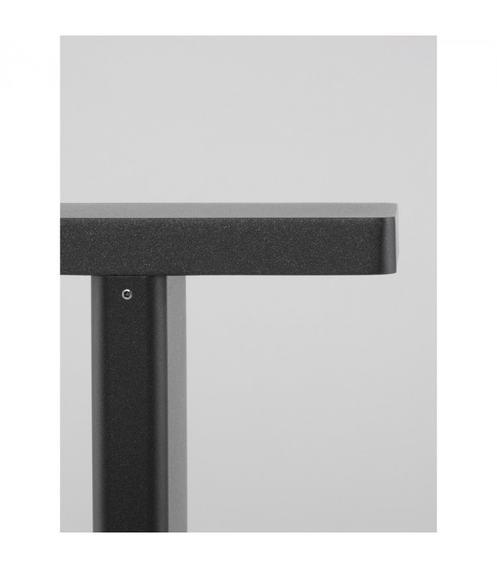Poet Outdoor Bollard Anthracite Aluminium Clear Glass LED 16W 1177Lm 3000K IP65-7