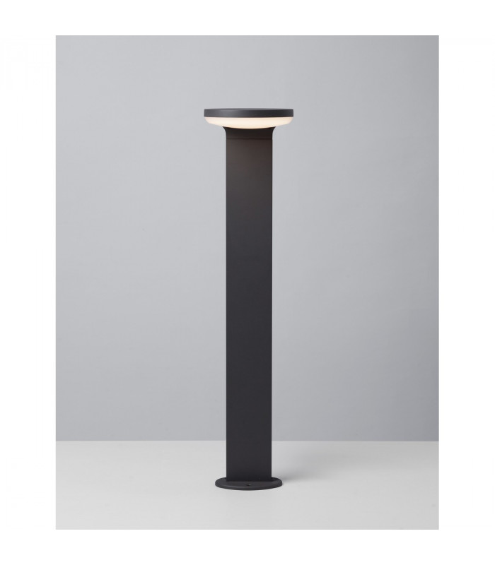 Enzi Outdoor Bollard Dark Grey Aluminium LED 15W 1630Lm 3000K IP54-3