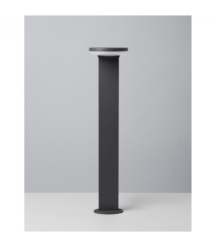 Enzi Outdoor Bollard Dark Grey Aluminium LED 15W 1630Lm 3000K IP54-4