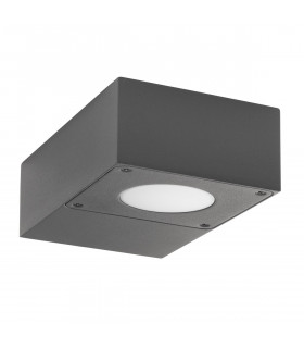 Apollo Outdoor Down Wall Lamp Dark Grey Aluminium LED 5W 522Lm 3000K IP54-1