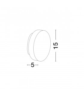 Suite Flush Wall Lamp Dark Grey Aluminium LED 10W 485Lm 3000K IP54-2