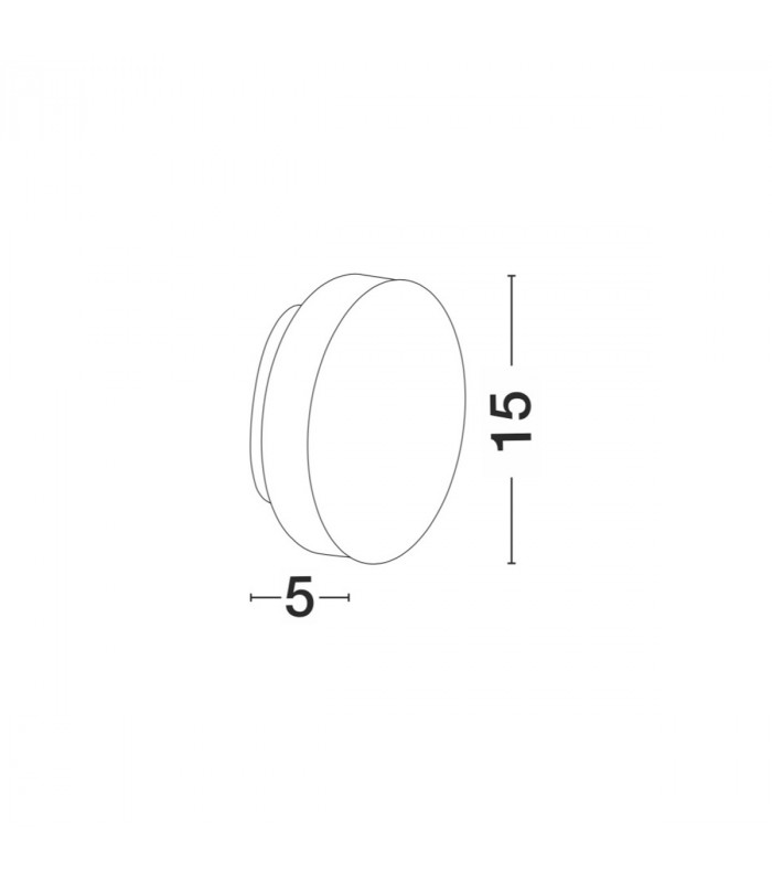 Suite Flush Wall Lamp Dark Grey Aluminium LED 10W 485Lm 3000K IP54-2
